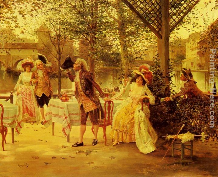 Alonso Perez A Cafe By The River